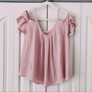 Cut Out Shoulder Blouse